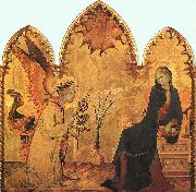 Simone Martini The Annunciation and the Two Saints oil painting on canvas
